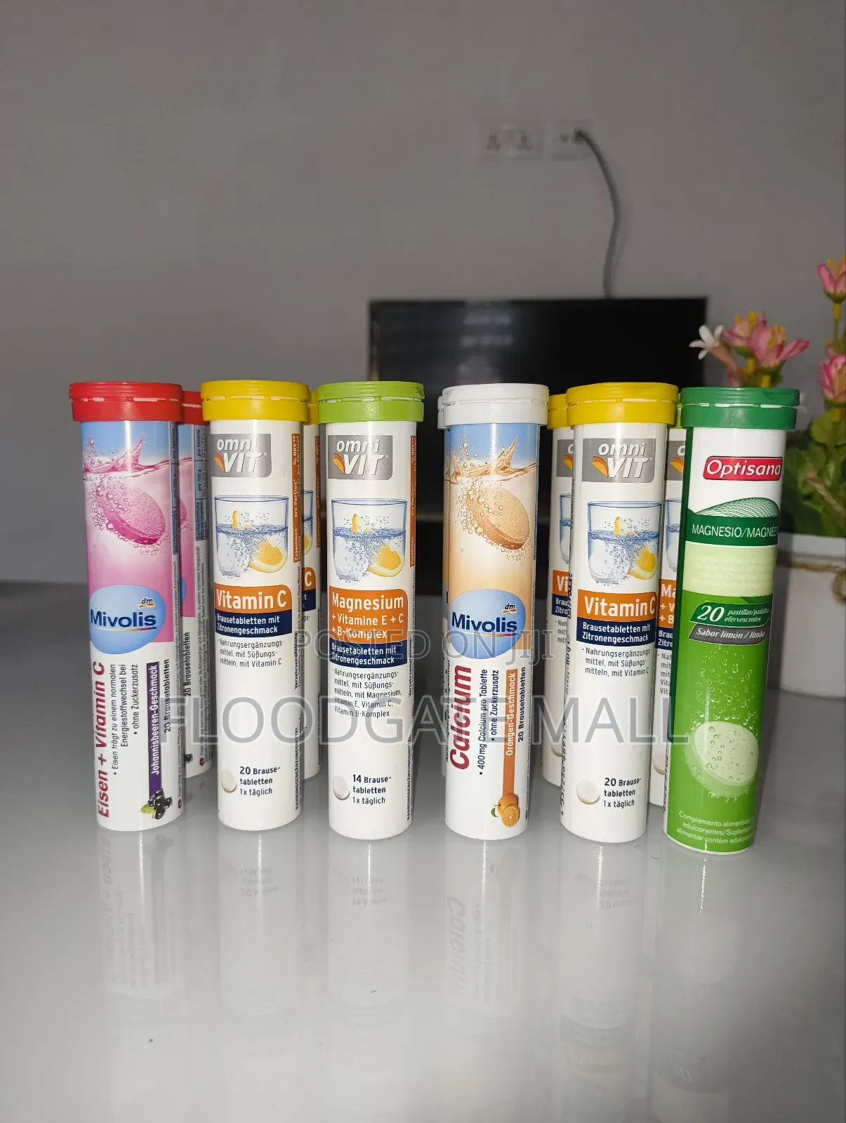 Mivolis and Omnivit Vitamin C and Magnesium Tablets