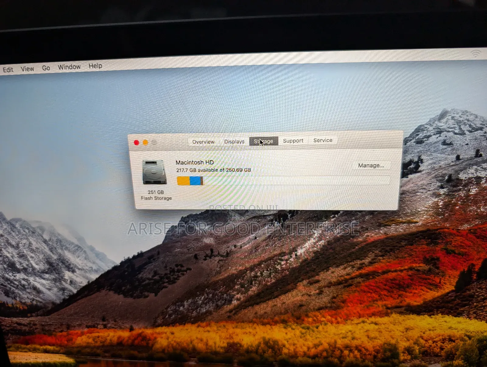 Laptop Apple MacBook 2017 8GB Intel Core i5 SSD 256GB