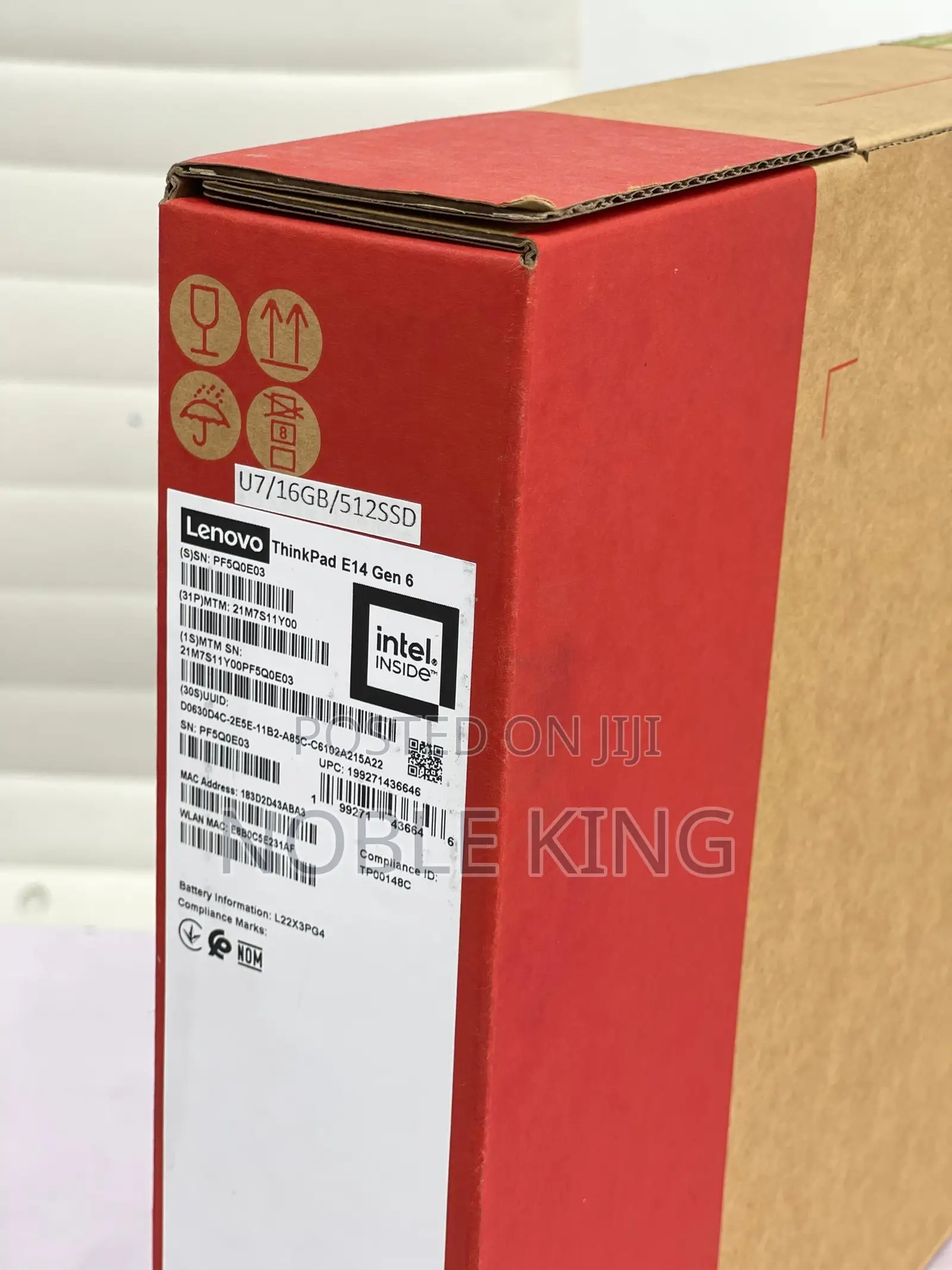 New Laptop Lenovo ThinkPad E14 Gen 6 16GB Intel Core Ultra 7 SSD 512GB