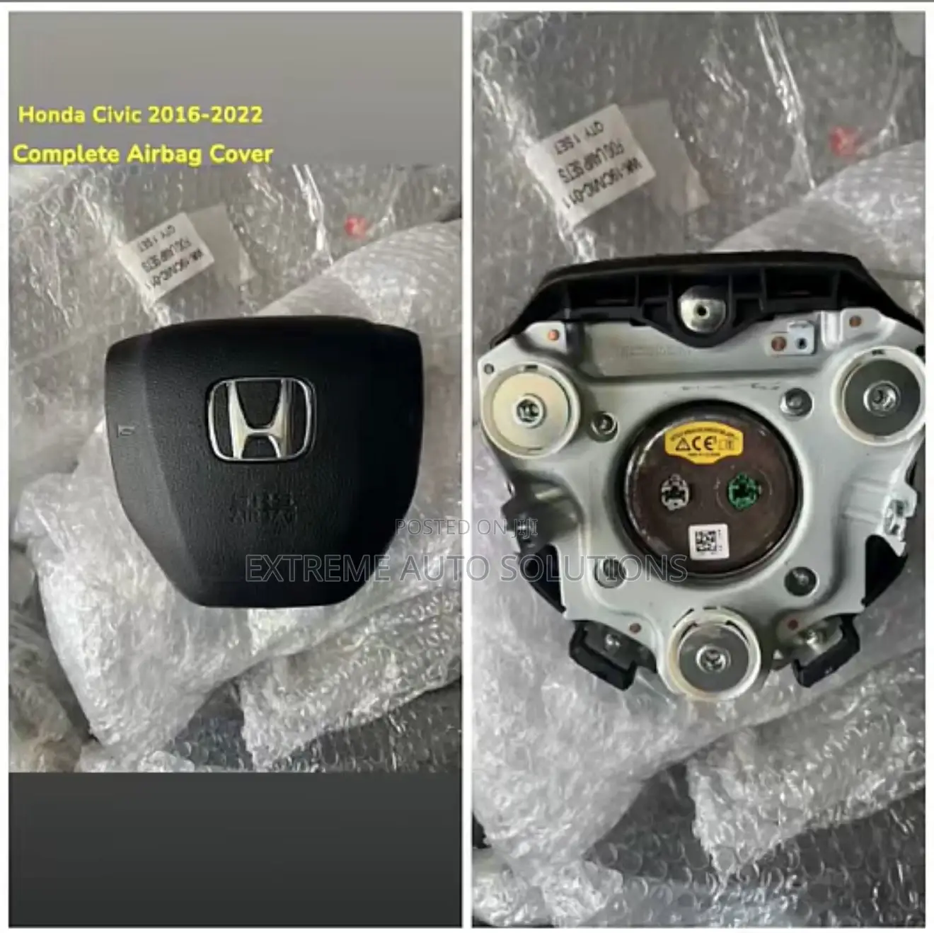 2020-2021-Honda Civic Driver Wheel Airbag
