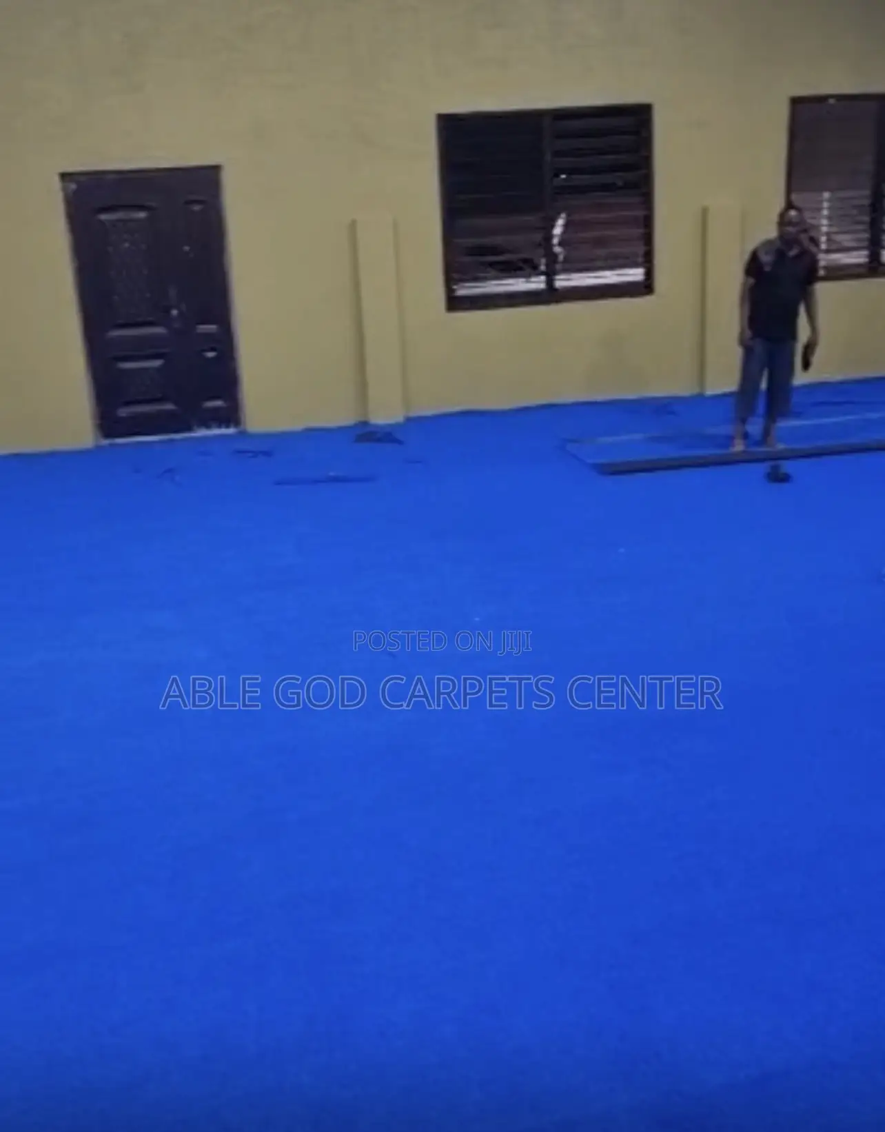 Quality Blue Woolen Carpets