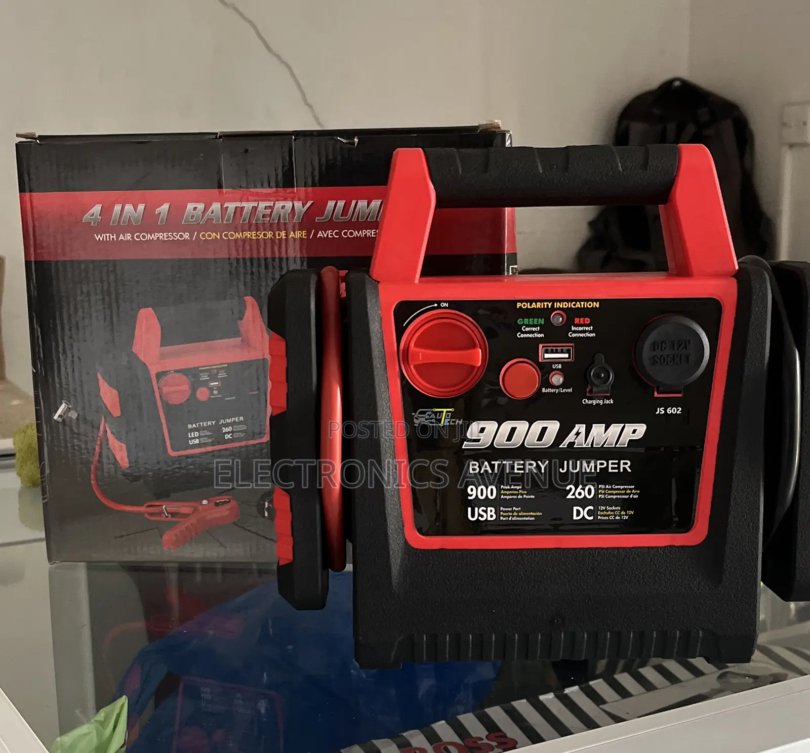 Battery Jumper and Compressor