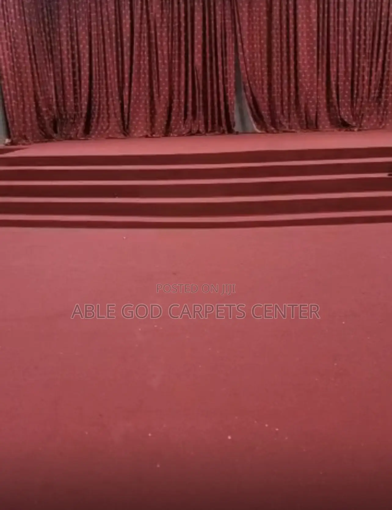 Thick Wine Carpet for Auditorium, Hotels, Office Floor Activities