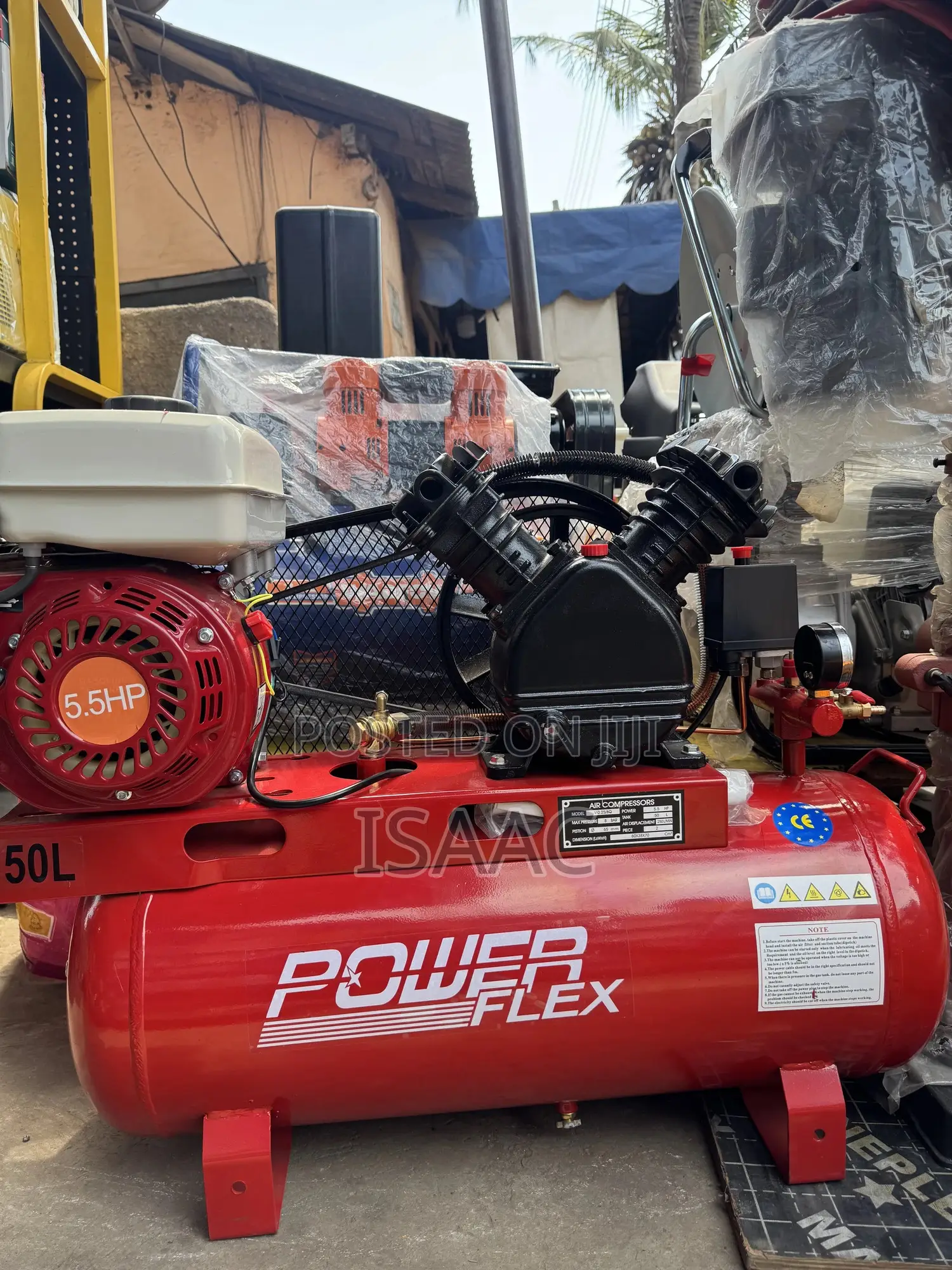 Powerflex Petrol Air Compressor (5.5hp)