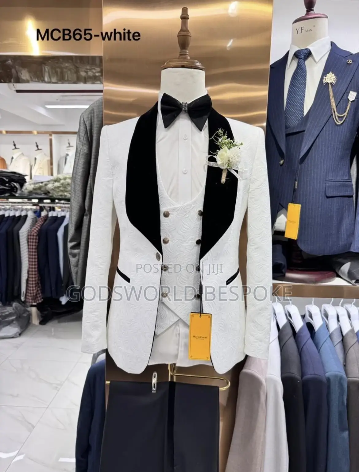 White Wedding Suit