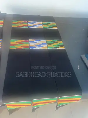 Plain Kente Sash And Stole For Embroidery