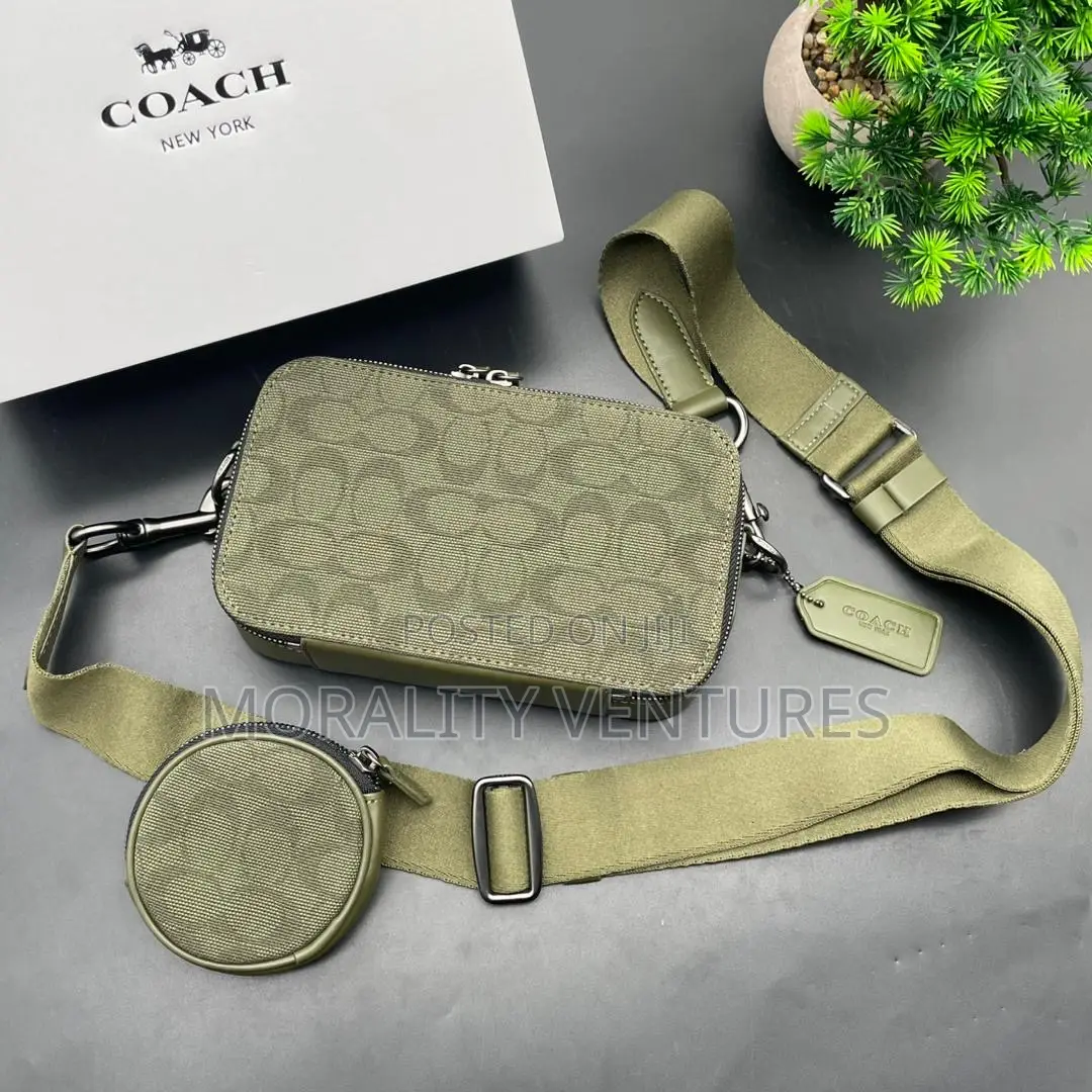 Coach Charter Slim Army Green Bag