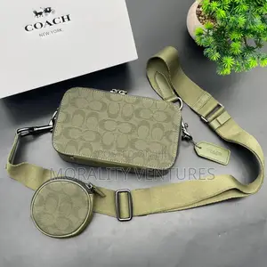 Coach Charter Slim Army Green Bag