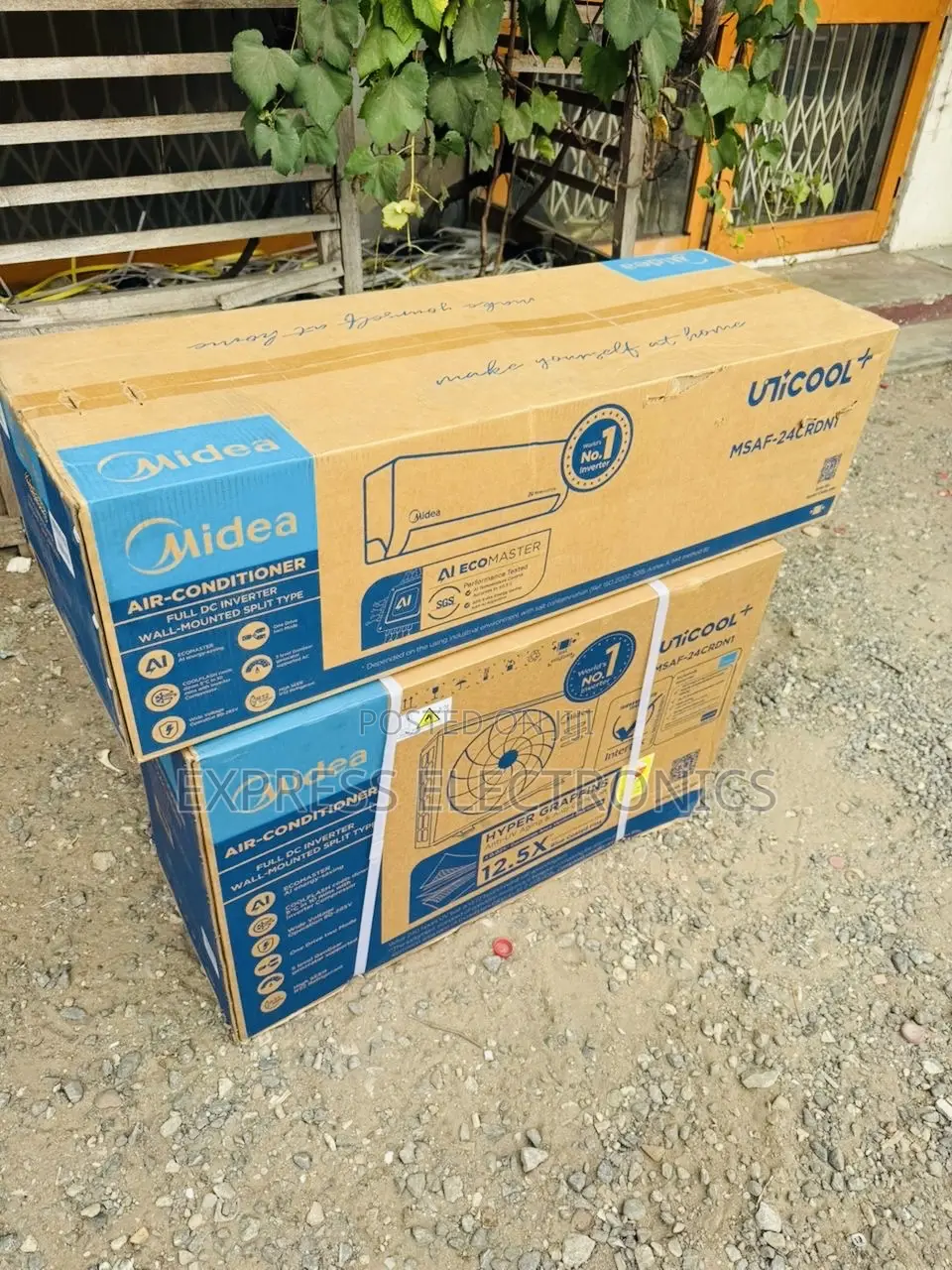 Midea 1.5hp R32 Gas Air Conditioner Split Inverter White.