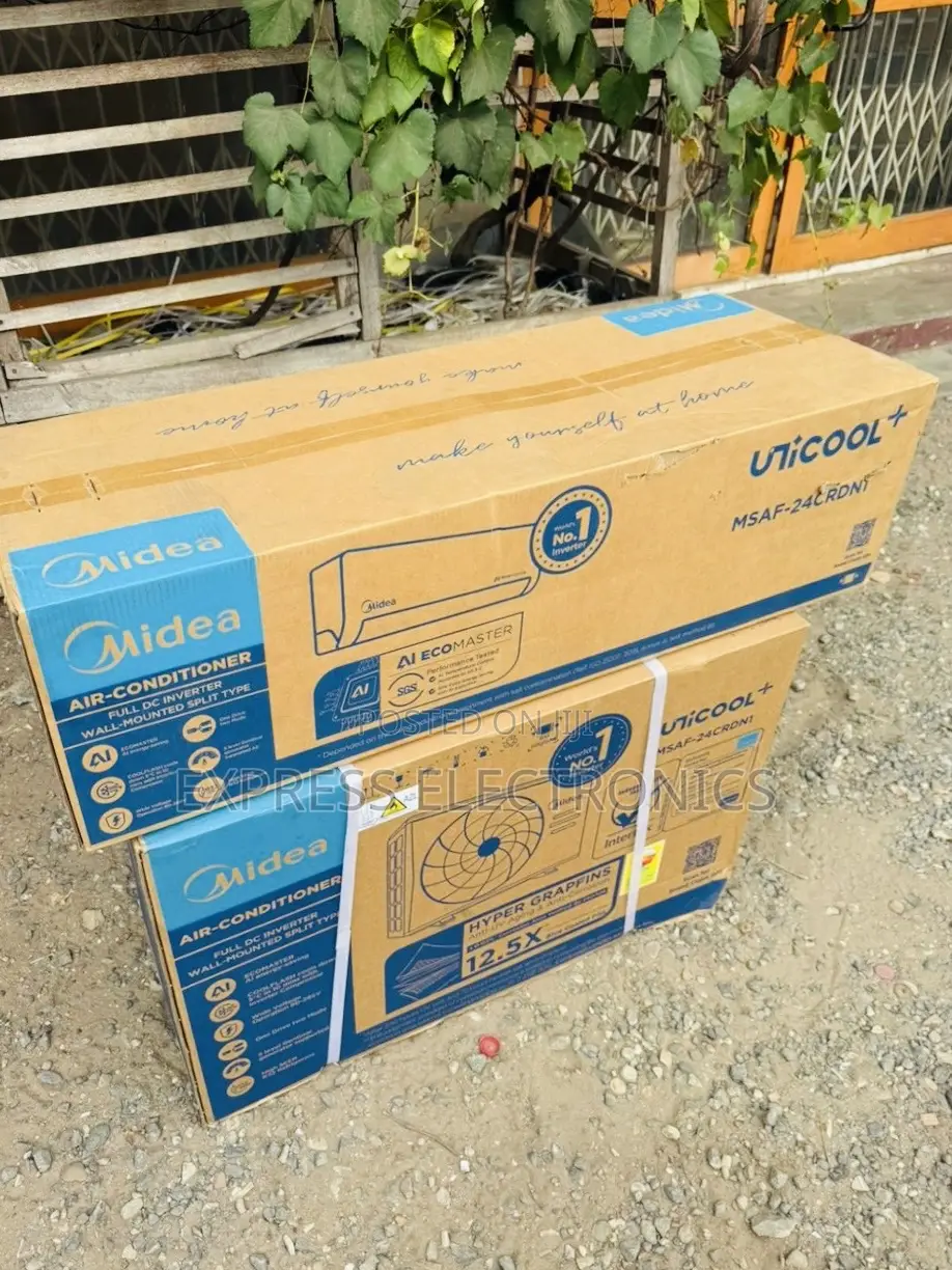 Newly Sealed in Box Inverter Midea 1.5hp R23 Gas Air Conditioner