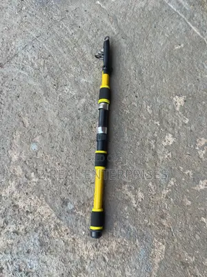 Fishing Rod With Spinning Reel Yellow