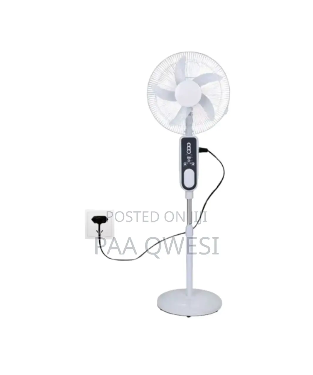 TNT 18 Inch Rechargeable Standing Fan Led Light and Remote Control