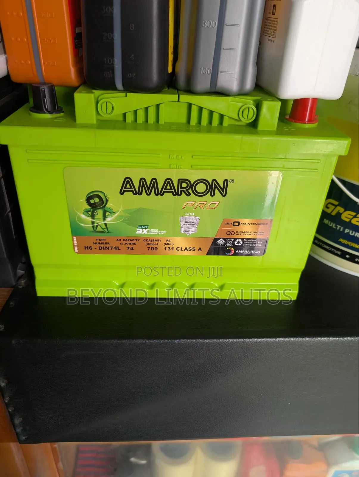 Amaron 
15 Plates Battery 74ah 12v