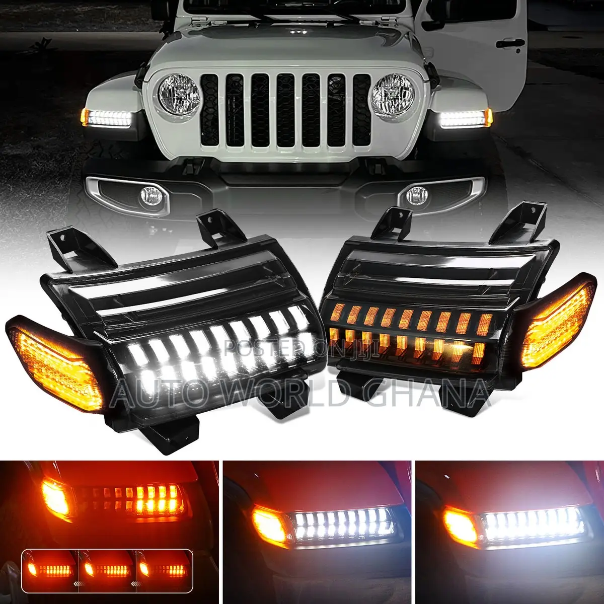 Jeep Wrangler 2018 To 2025 Fender Light
