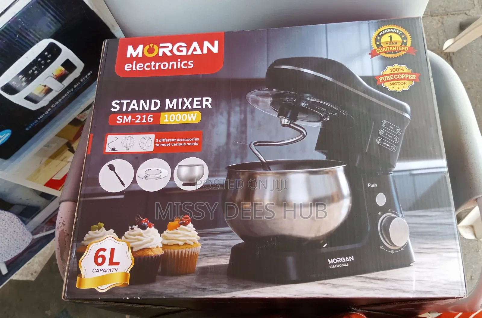 6l Stand Mixer From Morgan Electronics