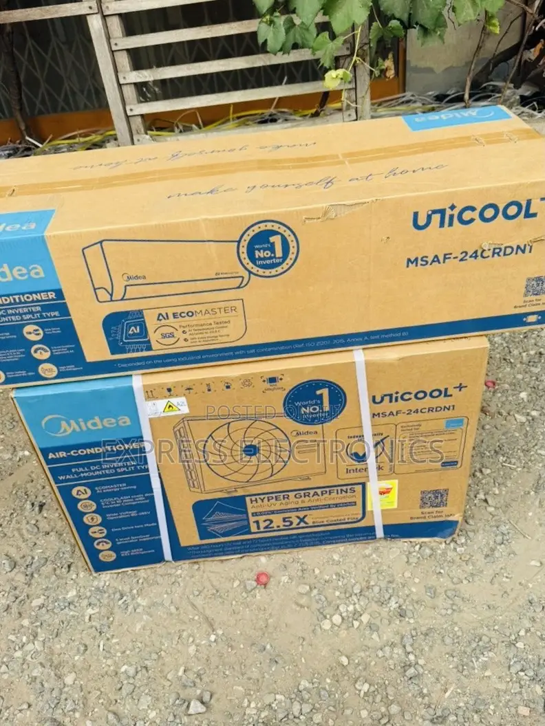 Energy Efficiency Air Conditioner Split R23 Gas Inverter Midea 2.5hp