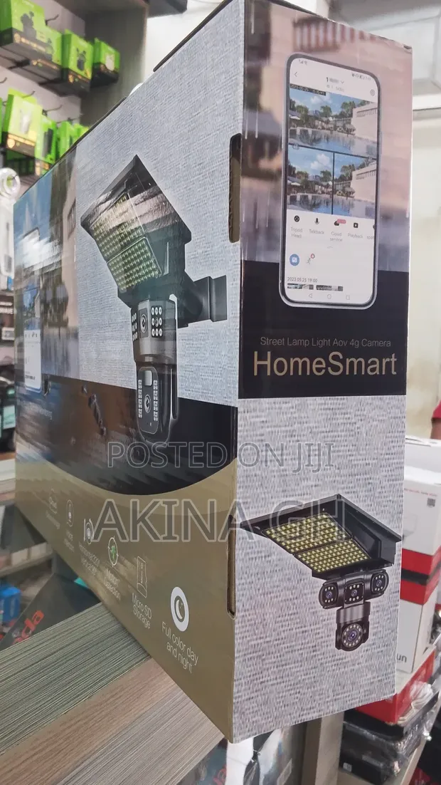 4g Aov Four Lens Solar Street Light Camera 3