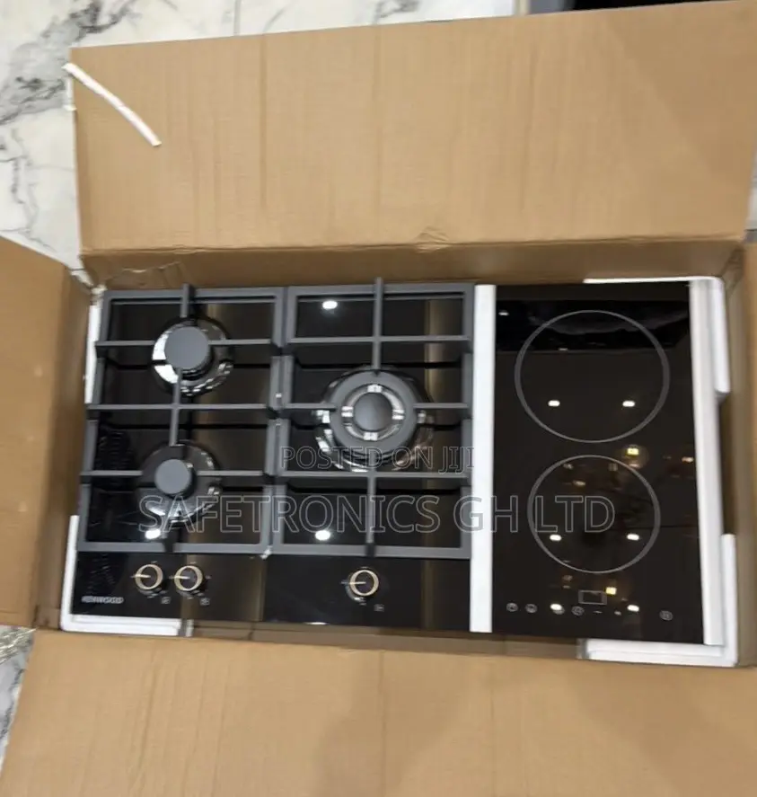 Recommend 3 Gas 1 Electric Kenwood 90cm Tempered Black Hob