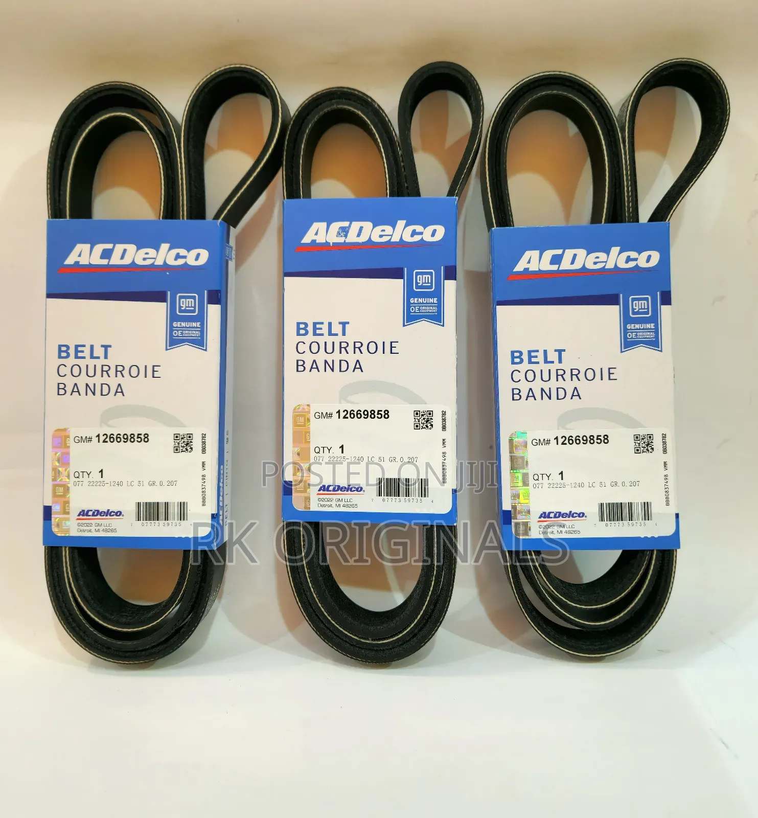 Escalade/Tahoe/Silverado 21-26 Serpentine (Fan) Belt Ac Delco 🇺🇸