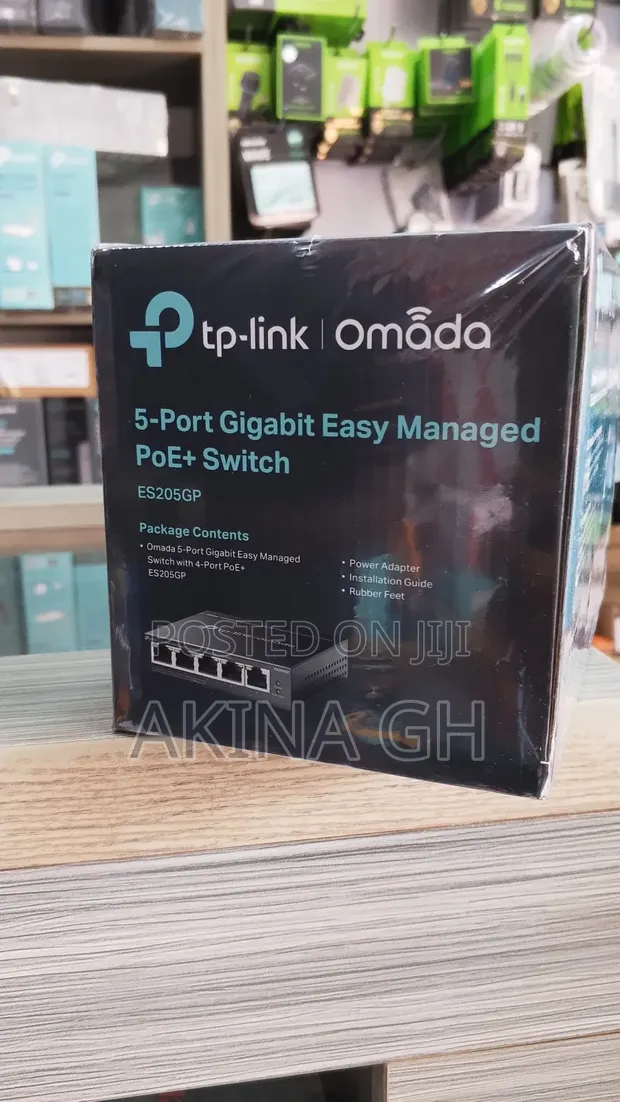 Tp Link 5-Port Gigabit Easy Managed Poe+ Switch (Es205gp) 2