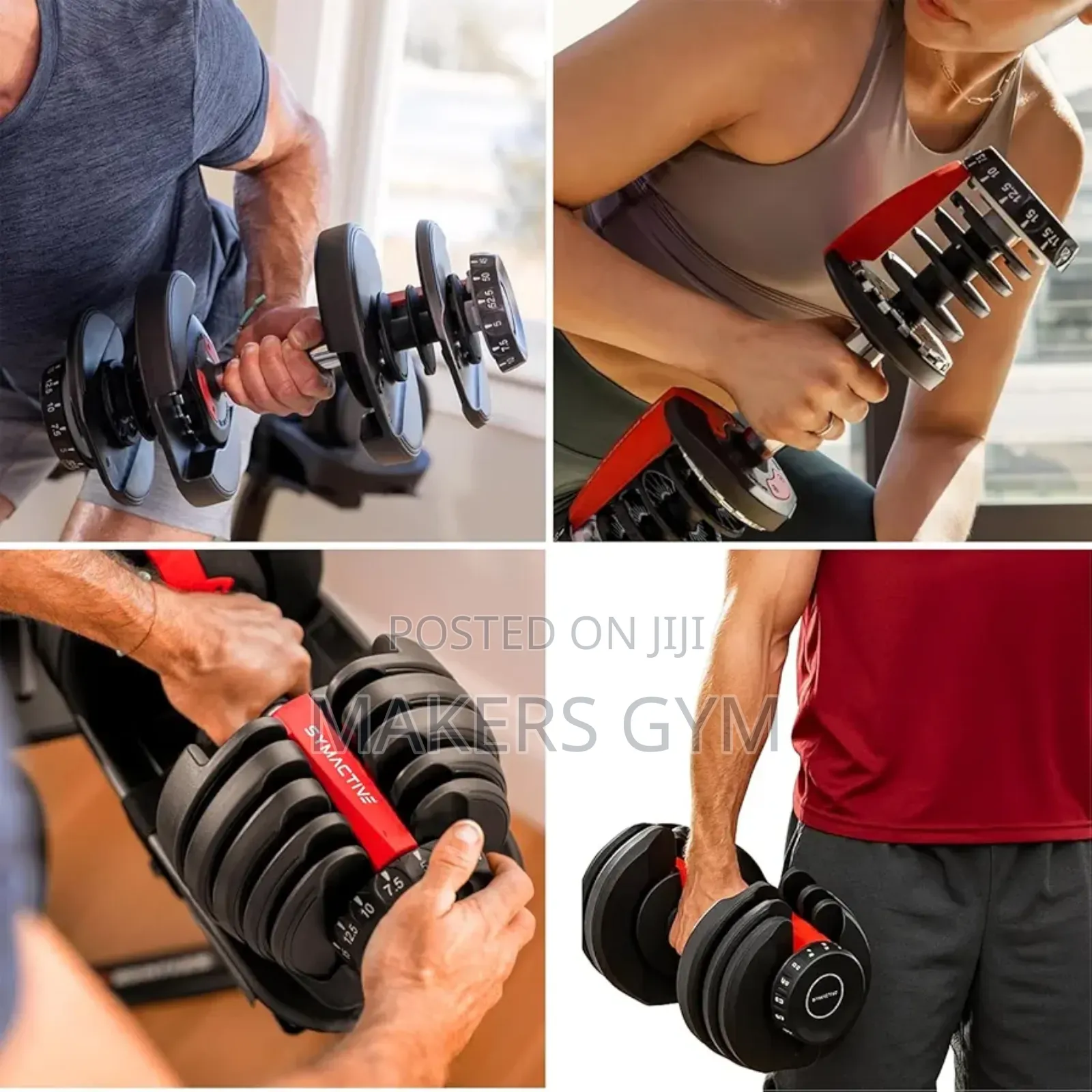 Dumbbells (24kg ) Adjustable