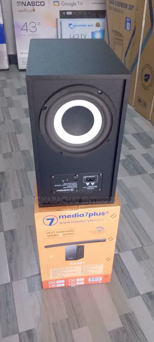 Media 7 Bluetooth Speaker With Sound Bar