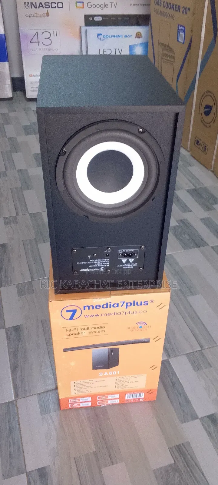 Media 7 Bluetooth Speaker With Sound Bar