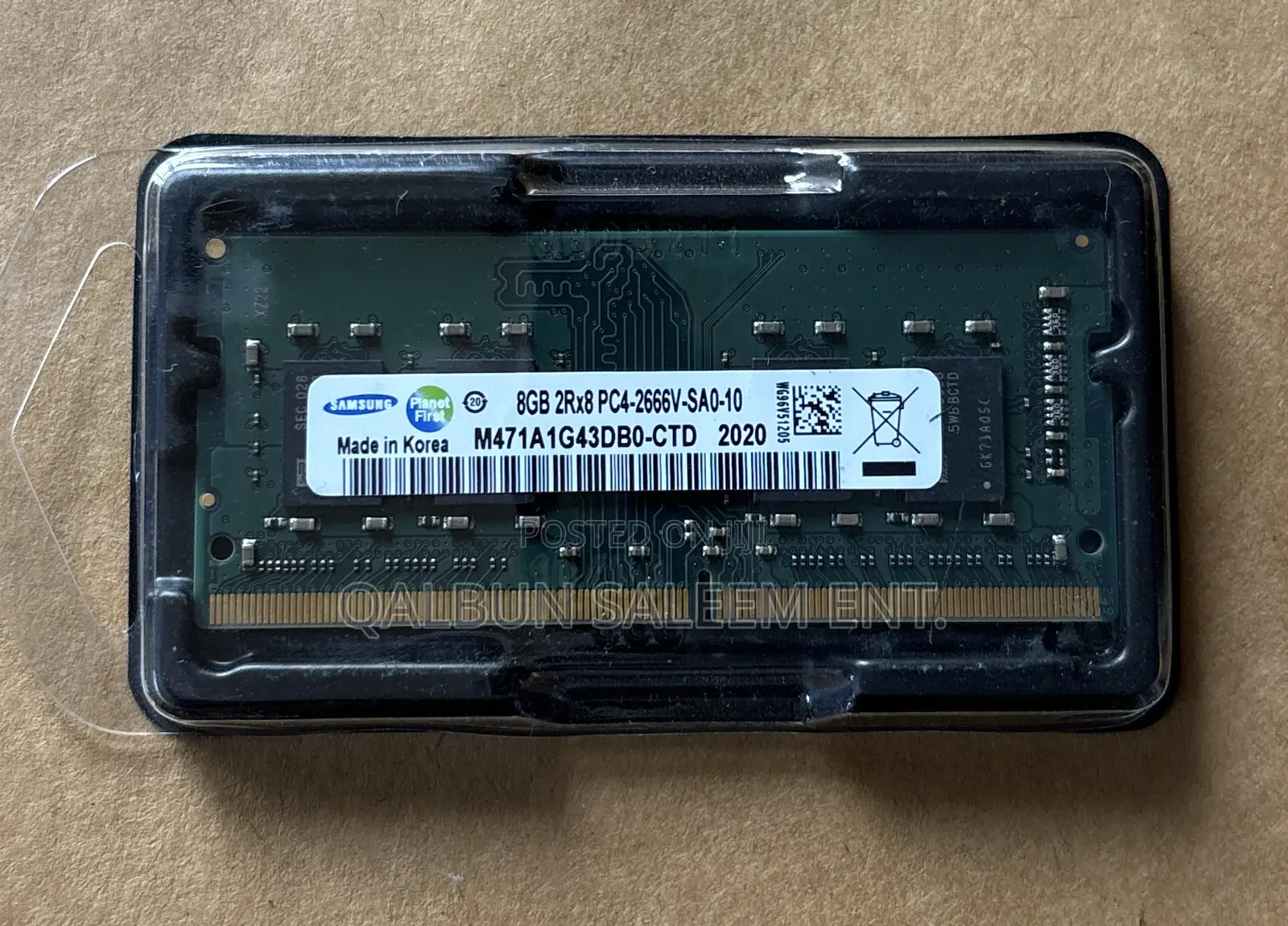 Original Samsung 8gb 2rx8 Pc4 Ddr4-2666v Laptop Memory / Ram