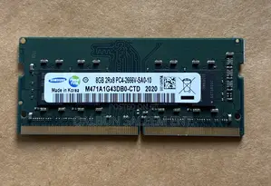 Original Samsung 8gb 2rx8 Pc4 Ddr4-2666v Laptop Memory / Ram