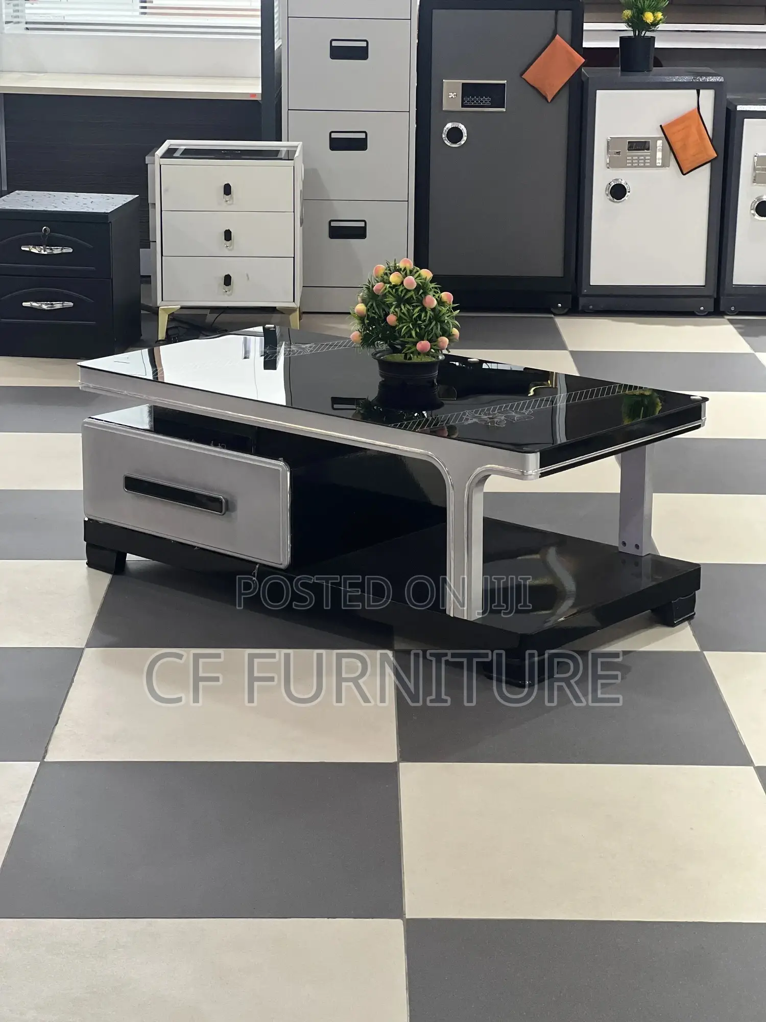 Modern High-Gloss Centre Table