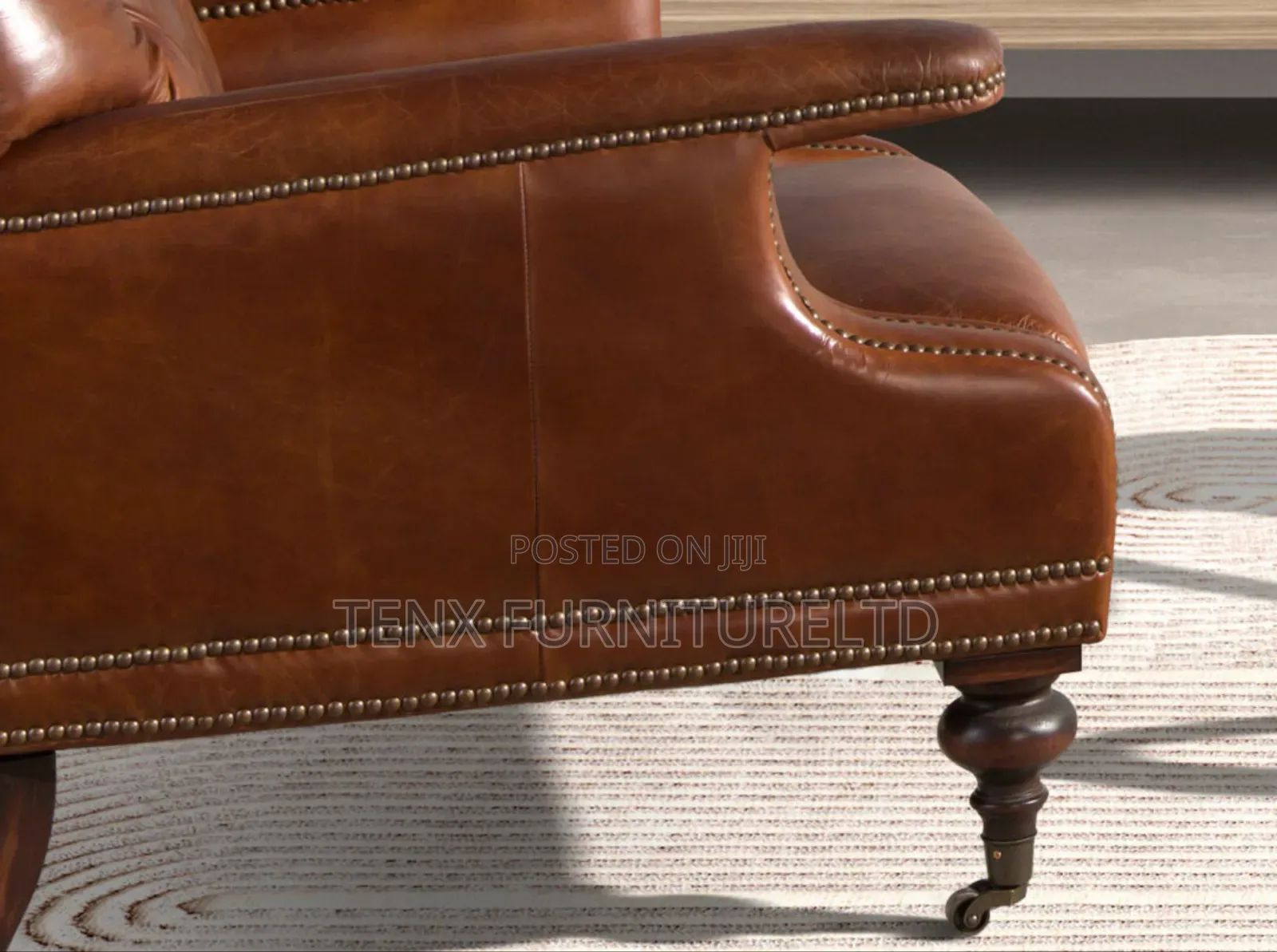 Chester Armchair (Antique Leather) Brown