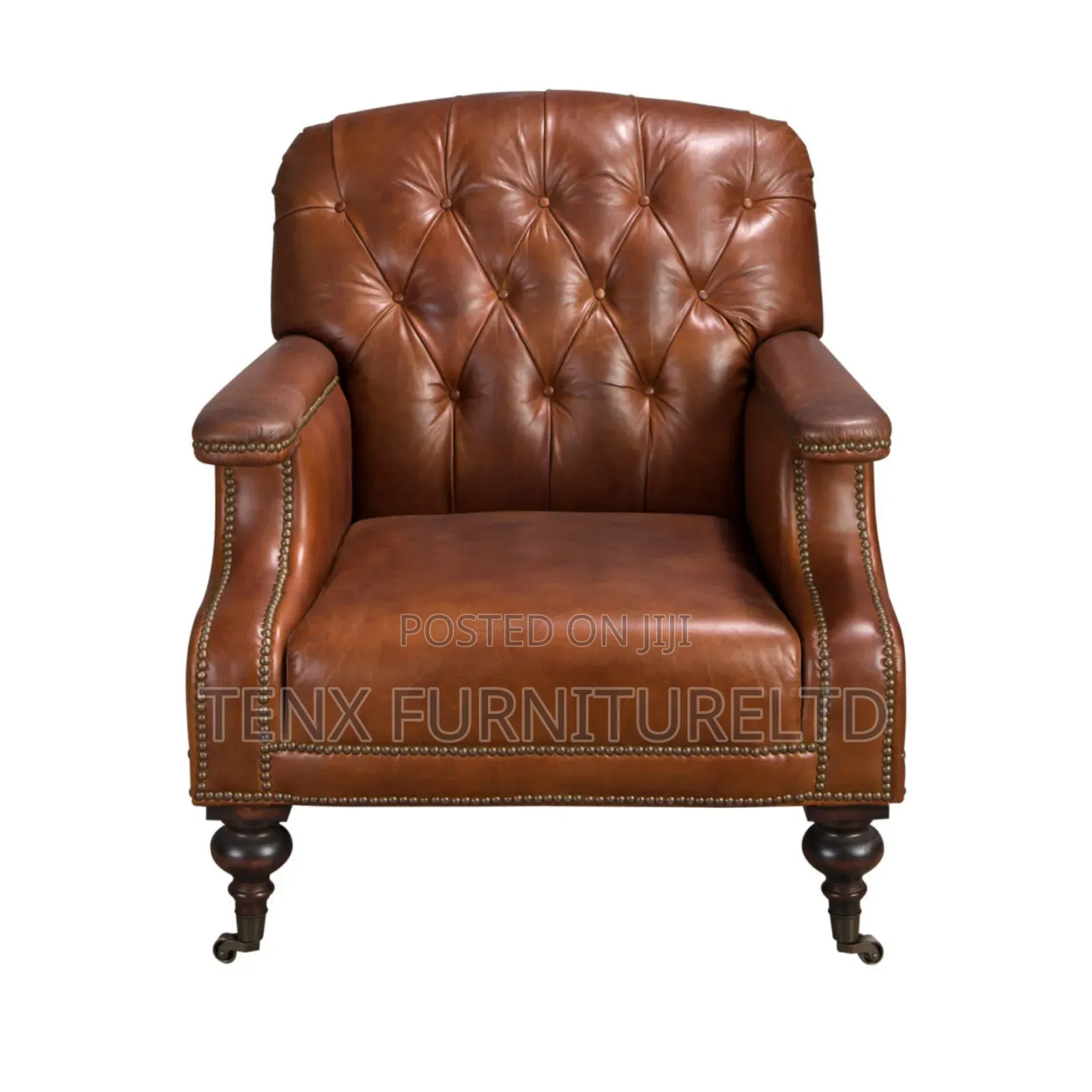 Chester Armchair (Antique Leather) Brown