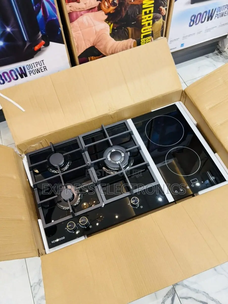 Brand New Black 60/90 3-2 Gas Electric Built in Kenwood