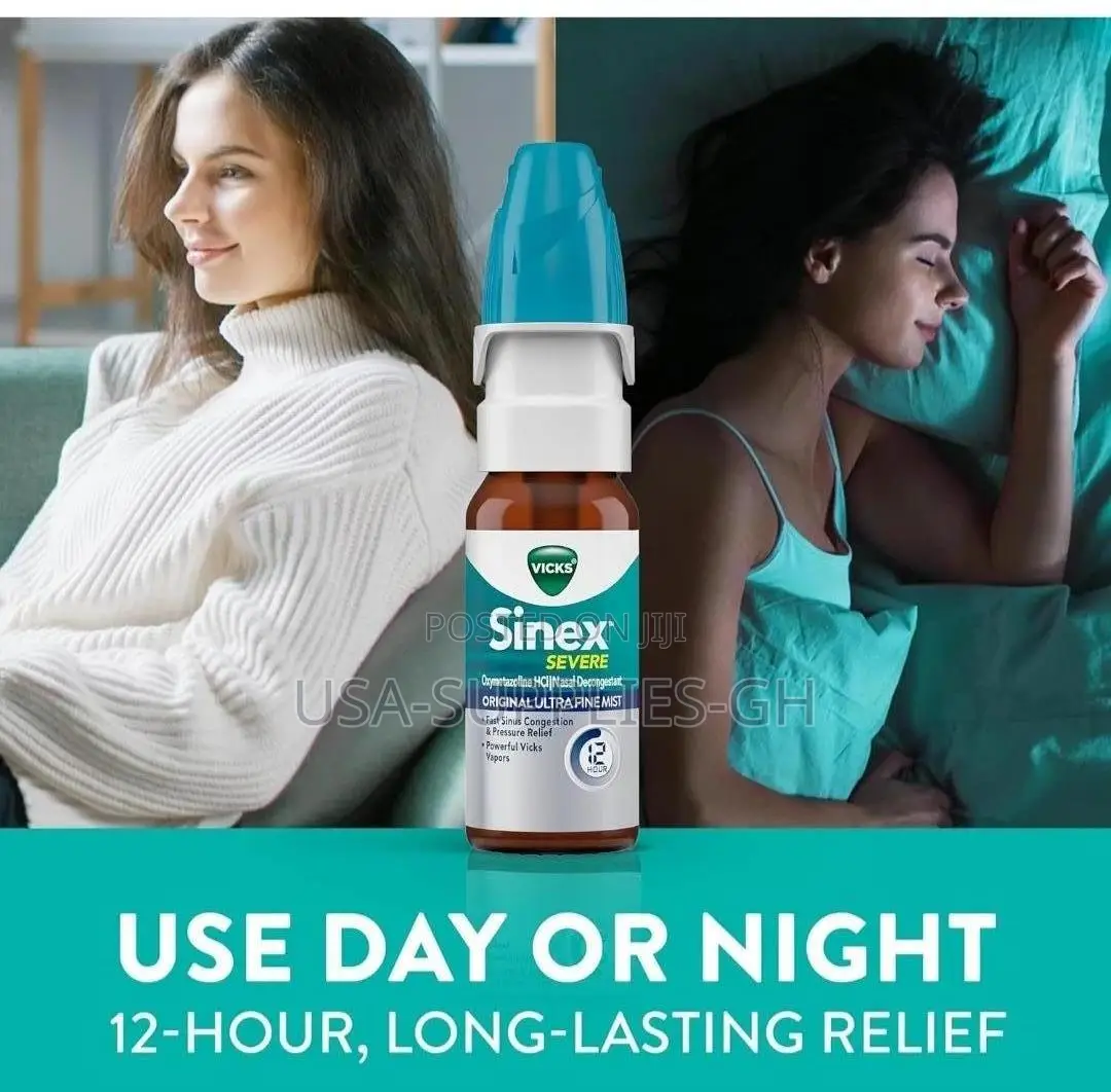 Vicks Sinex Severe Nasal Spray Original Ultra Fine Mist From Usa