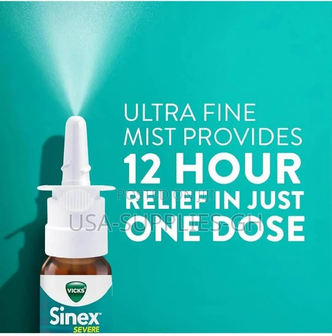 Vicks Sinex Severe Nasal Spray Original Ultra Fine Mist From Usa