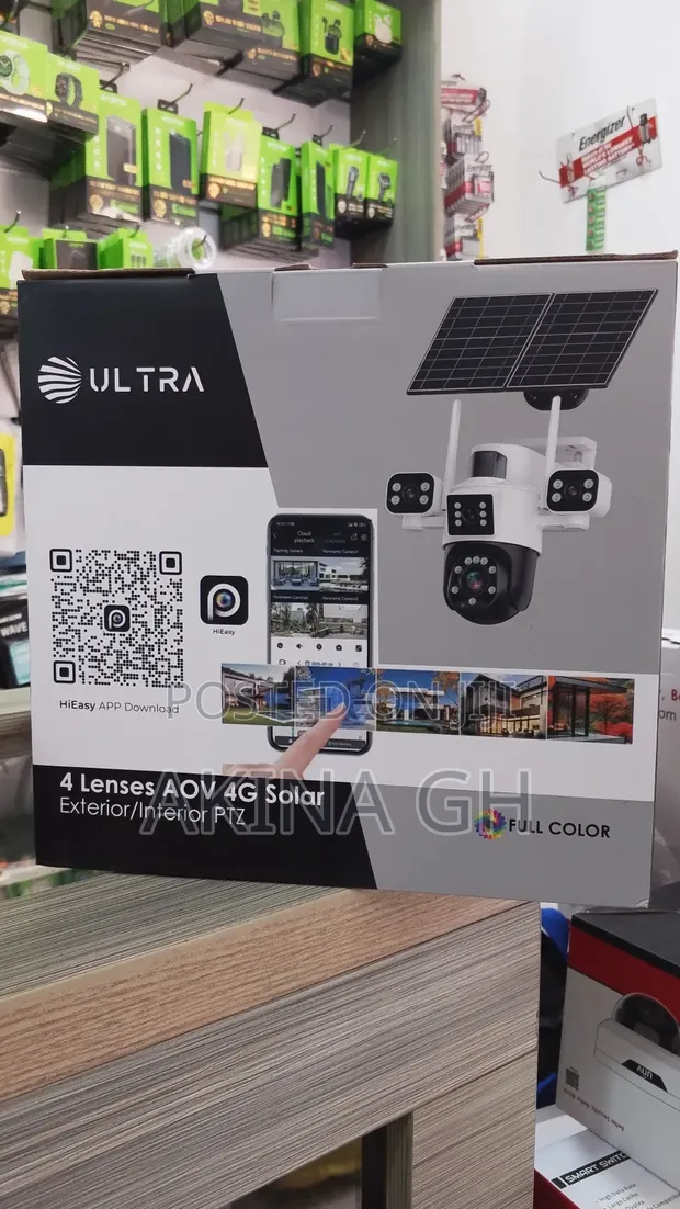 Ultra Aov 4g 4 Lens Solar PTZ Exterior and Interior Camera 3