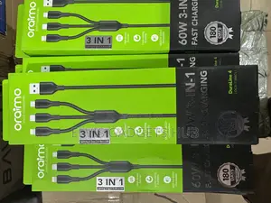 Oraimo 60w 3-in-1 Fast Charging Cable