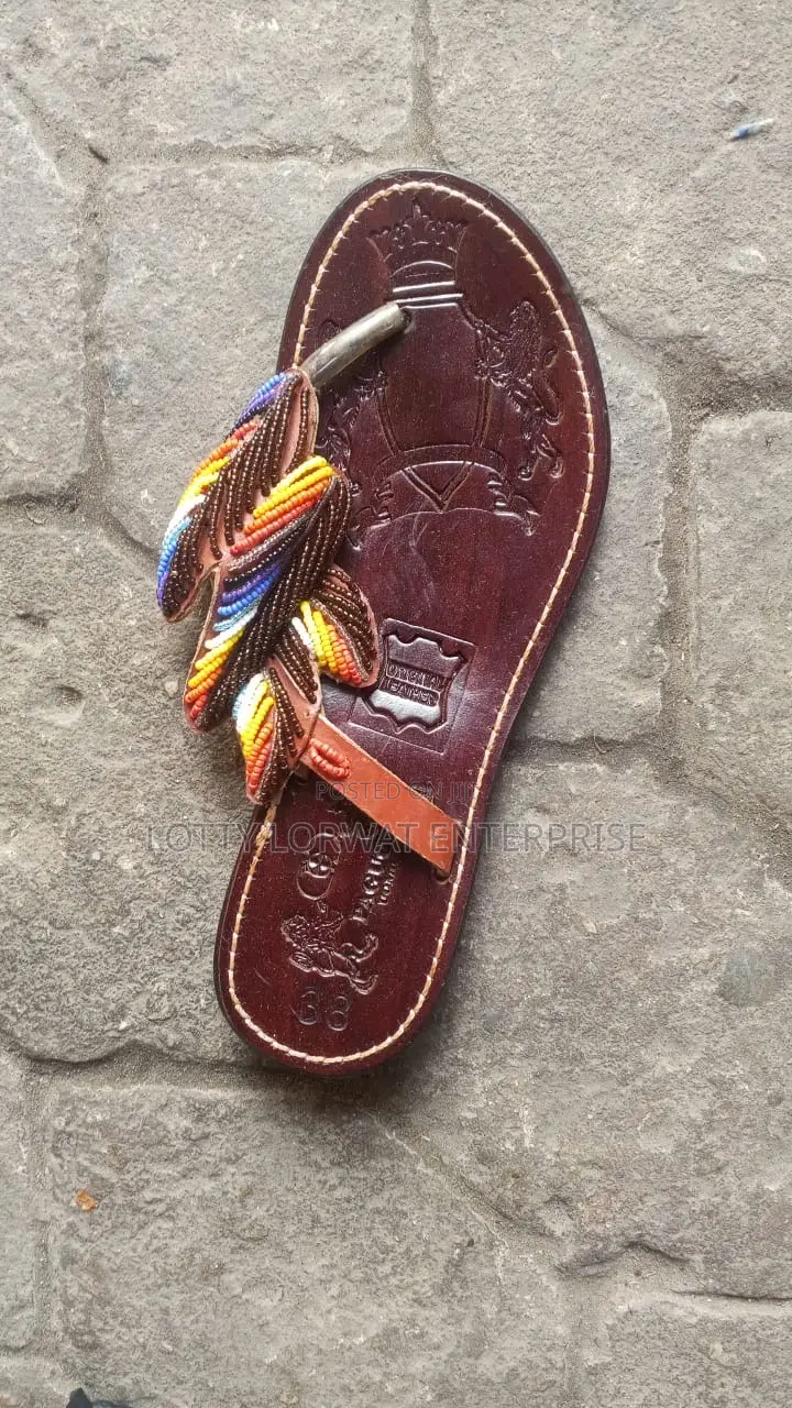 Quality Kenya Beaded Slippers