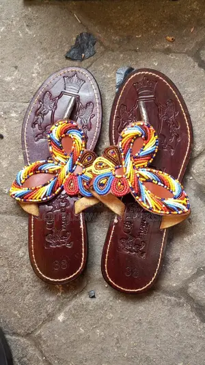 Quality Kenya Beaded Slippers