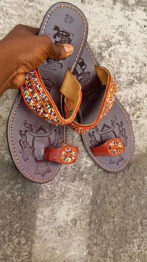 Quality Kenya Beaded Slippers