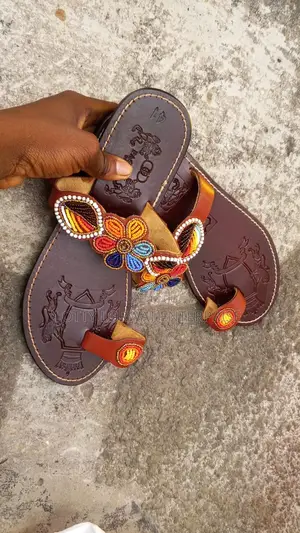 Quality Kenya Beaded Slippers