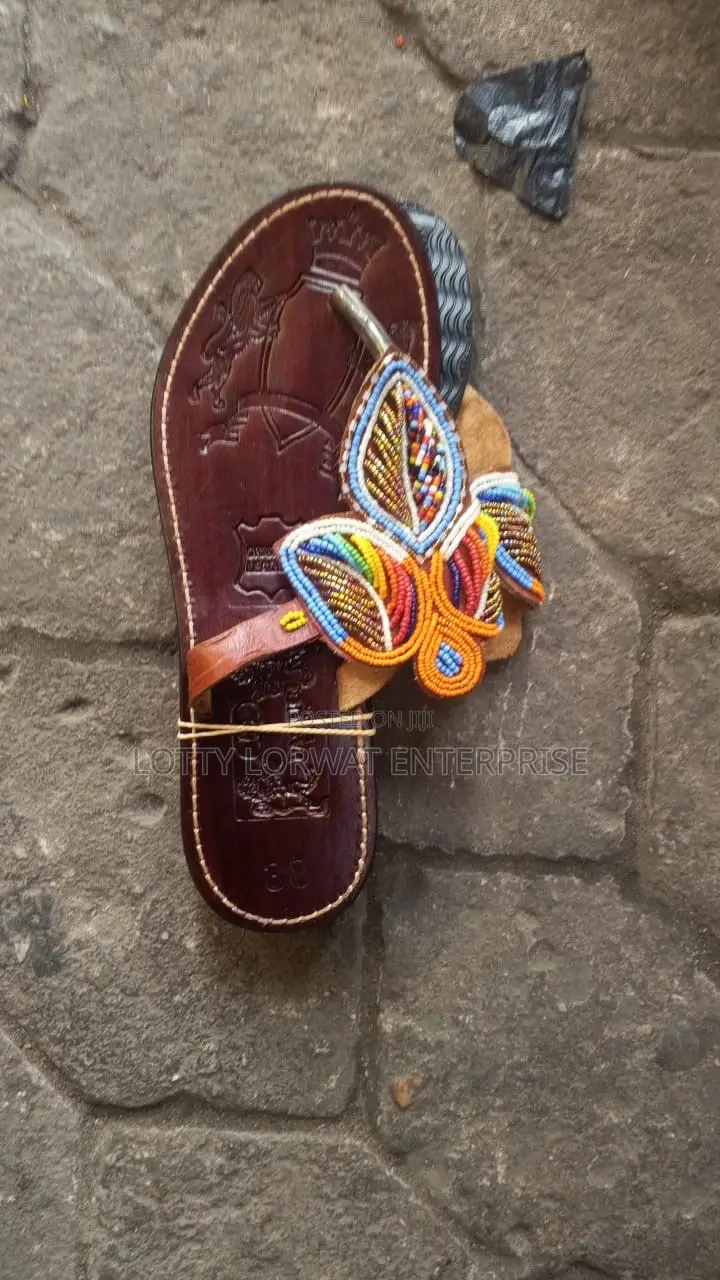 Quality Kenya Beaded Slippers