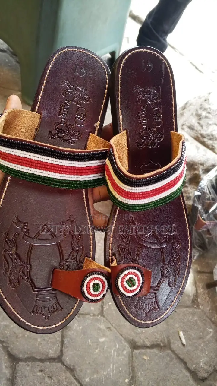 Quality Kenya Beaded Slippers