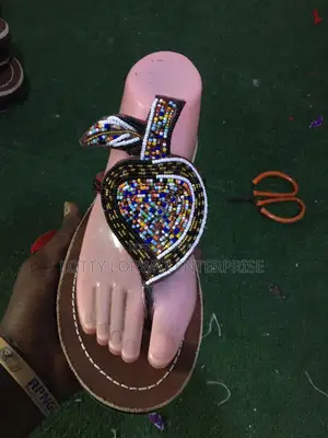 Quality Kenya Beaded Slippers