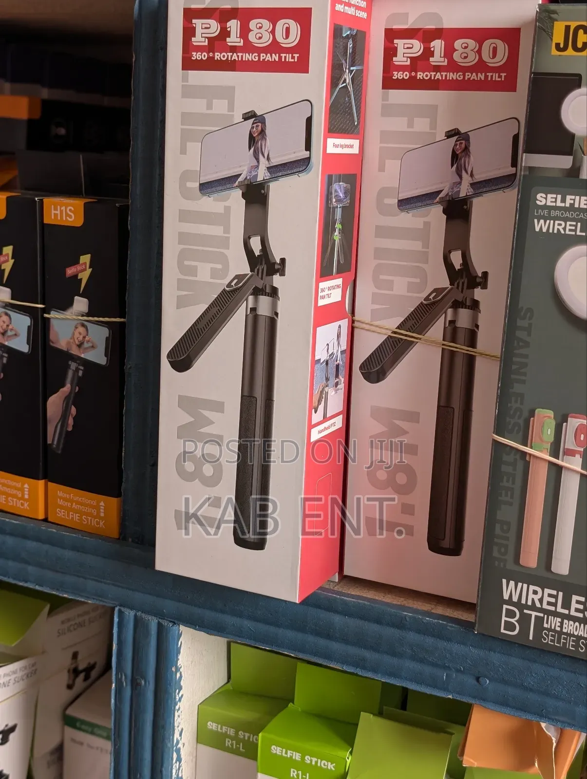 360° Rotating Selfie Stick With a Stand