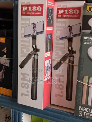360° Rotating Selfie Stick With a Stand