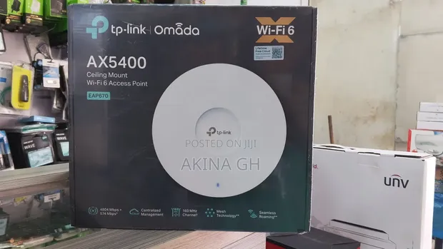 Tp Link Omada Ax5400 Ceiling Mount Wifi 6 Access Point (Eap 670)