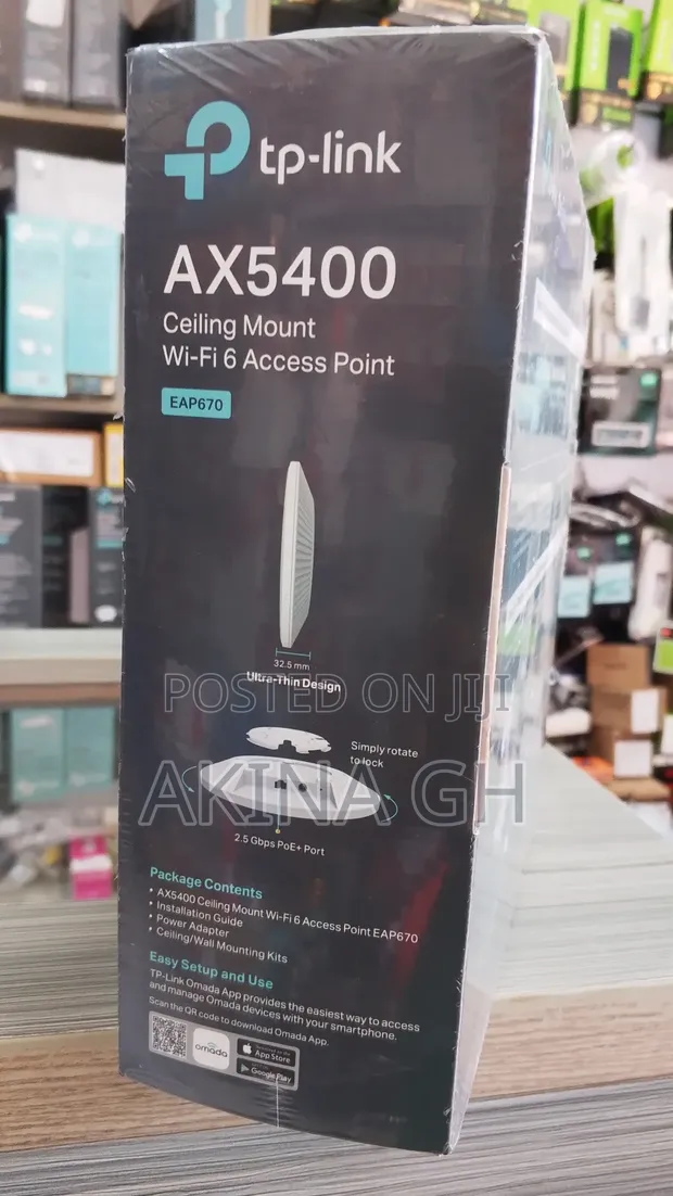 Tp Link Omada Ax5400 Ceiling Mount Wifi 6 Access Point (Eap 670) 3