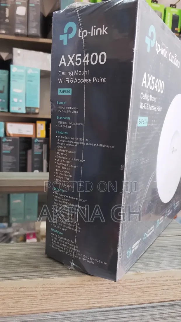 Tp Link Omada Ax5400 Ceiling Mount Wifi 6 Access Point (Eap 670) 4