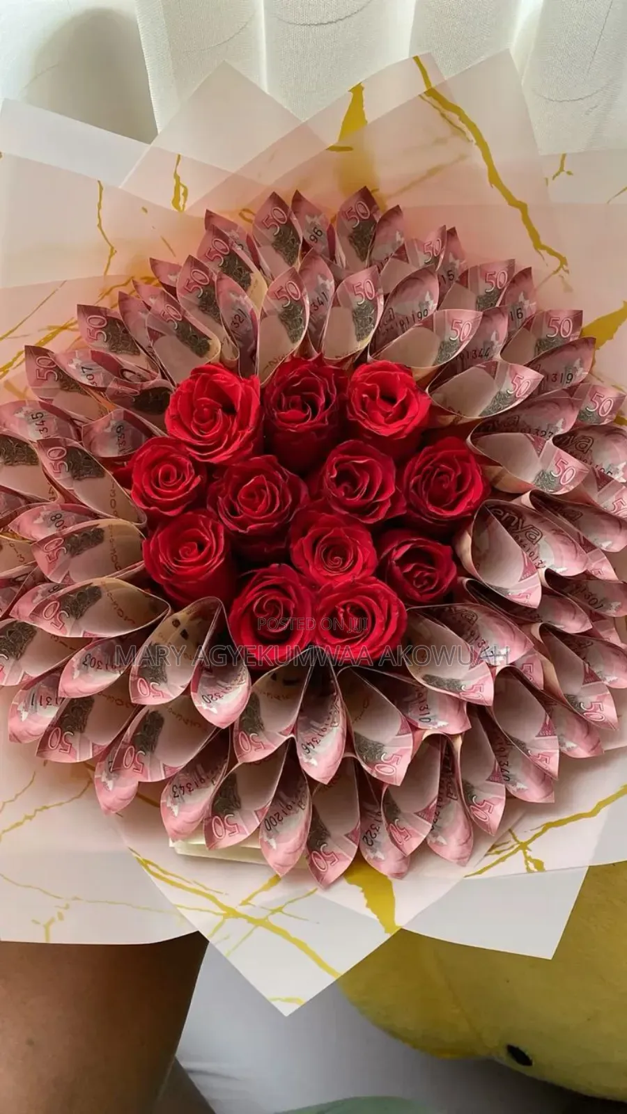 Money Bouquets With Forals